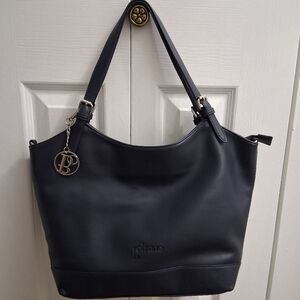 Bolzano Pebbled Vegan Tote Bag With Crossbody Strap & Dust Bag  16"×11"